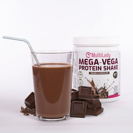 ML Mega Vega proteinový koktejl, příchuť dvojitá čokoláda